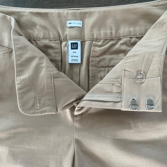 Gap Stretch Camel color Pant, size 10 long - Picture 5 of 9